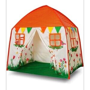 Homfu Kids Play Tent Outdoor Indoor Playhouse for Children Tents Toddler Flower